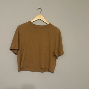 Wild fable plain crop tees - beige & White bundle